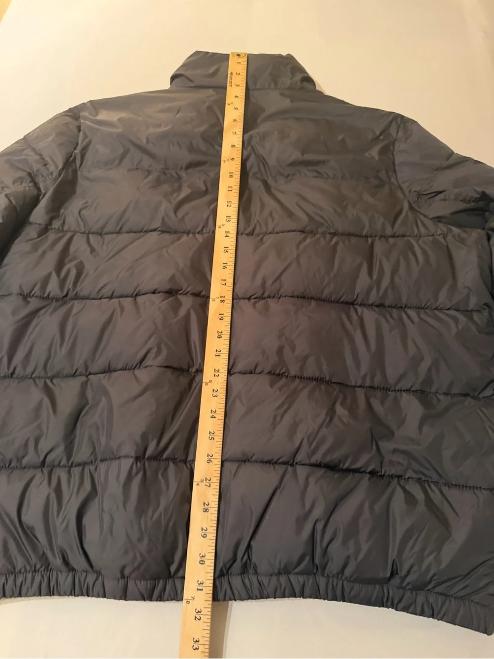 Vtg Levi’s Men’s 2XL Black Puffer Coat Jacket Snap Front Nylon Insulated Coat